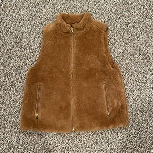 Faux fur Jcrew vest